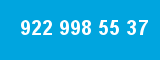 922 998 55 37 922 998 55 37